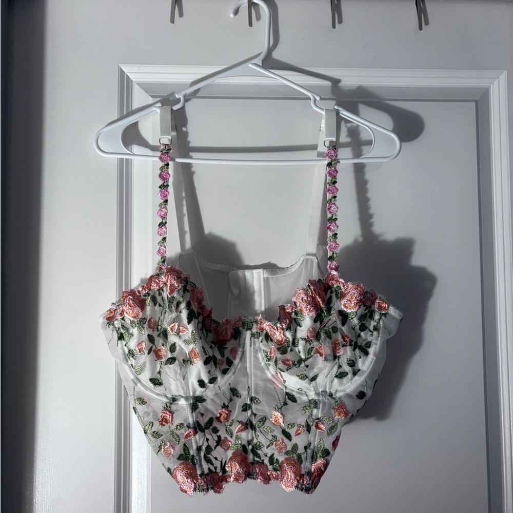 Floral corset